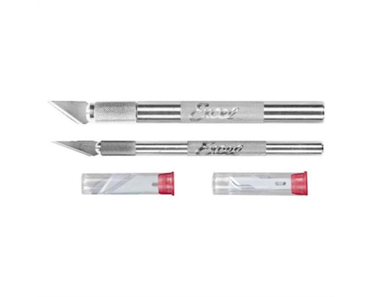 Excel K1 & K2 Hobby Knife Set w/10 Blades 3 Excel K1 & K2 Hobby Knife Set w/10 Blades