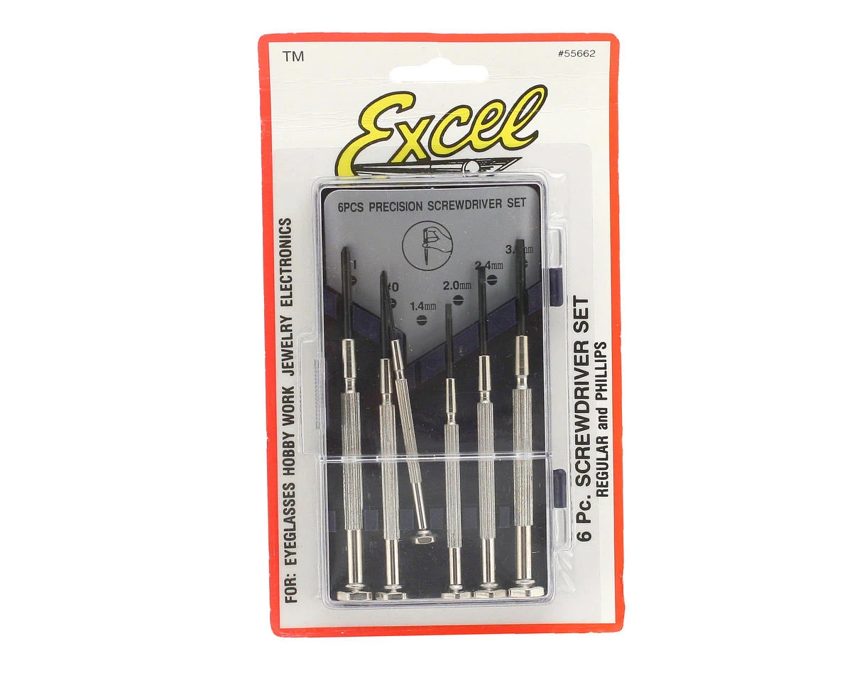 Excel 6-Piece Jeweler Screwdriver Set 4 Excel 6-Piece Jeweler Screwdriver Set - Image 2