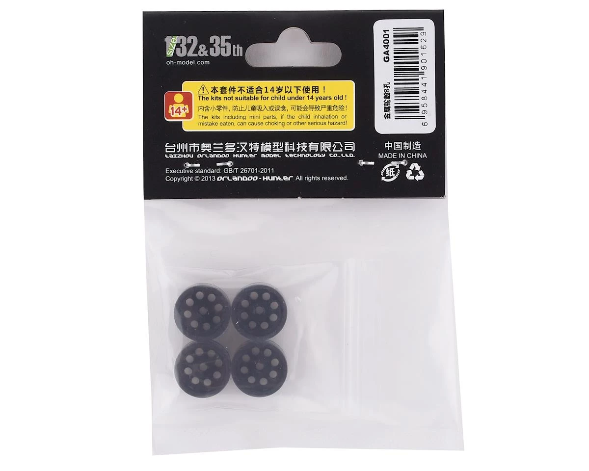 Orlandoo Hunter Aluminum 8 Hole Wheel Set (Black) (4) 5 Orlandoo Hunter Aluminum 8 Hole Wheel Set (Black) (4) - Image 3