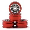 Orlandoo Hunter Aluminum Porous 9 Hole Wheel w/Brake Rotor (Red) (4) -Orlandoo Hunter Shop olhga4011
