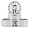 Orlandoo Hunter 18mm Aluminum Wheel Set (Silver) (4)